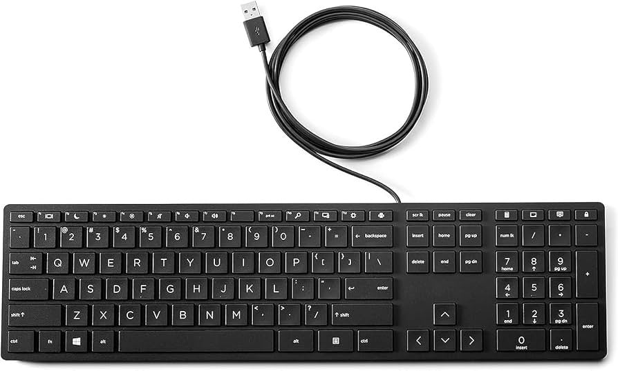 HP 320K Wired Keyboard QWERTY Portugees 9SR37AA#AB9