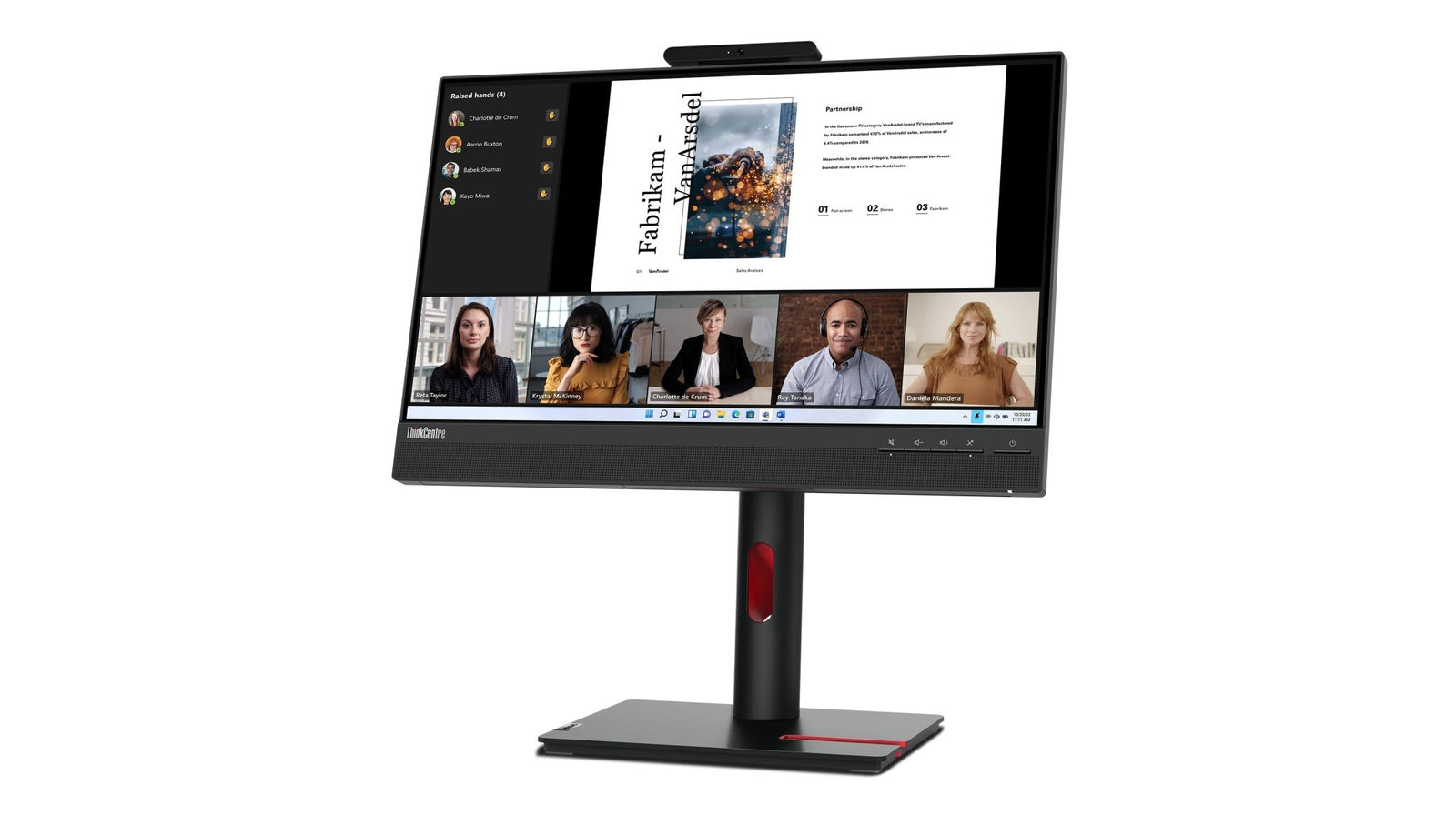 Lenovo ThinkCentre TIO 22 Gen 5 21.5" FHD Monitor met HDMI - Compridis