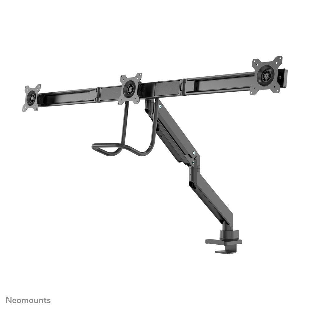 Neomounts NM - D775DX3BLACK Monitorarm 17 - 27" - gasveer - Topfix - 180° - stop NM - D775DX3BLACK - Compridis