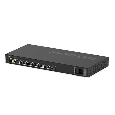 NETGEAR M4250-10G2XF-PoE+ Managed L2/L3 Gigabit Ethernet (10/100/1000) Power over Ethernet (PoE) 1U Zwart GSM4212PX-100EUS - Compridis