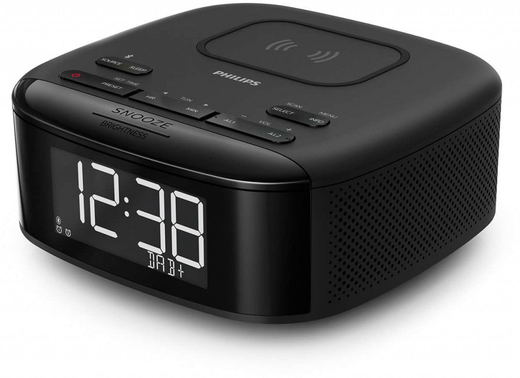 PHILIPS Draadloos en USB opladen Bluetooth da Klokradio TAR7705/10 - Compridis