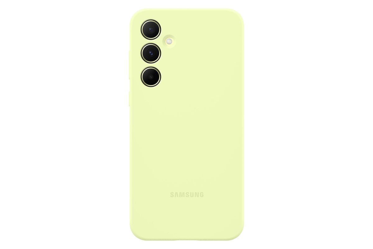 Samsung Silicone Case A55 5G EF-PA556 Lime – zacht, 6,6″ hoesje - Compridis