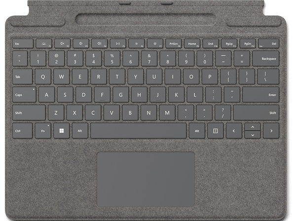 Microsoft Surface Pro Signature Keyboard Platinum Microsoft Cover port <tc>QWERTZ</tc> Swiss