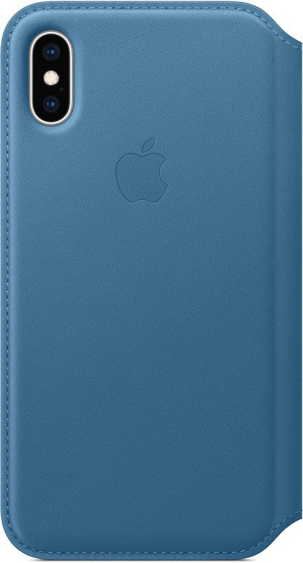 Apple MRX02ZM/A coque de protection pour téléphones portables 14,7 cm (5.8") Folio Bleu
